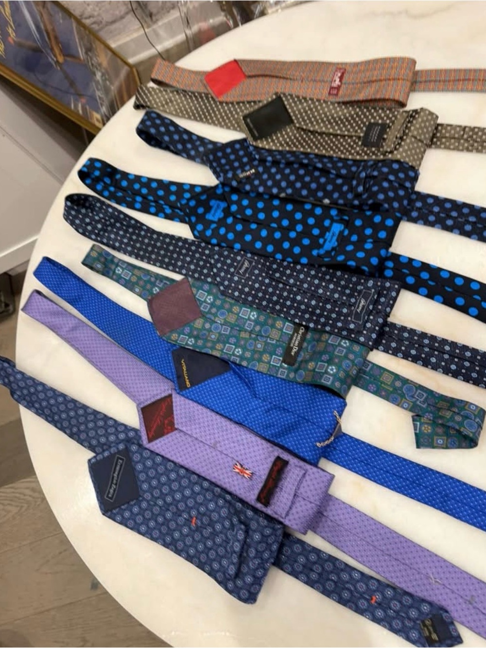 Designer ties - Hermes, Brioni, Zegna, Kiton